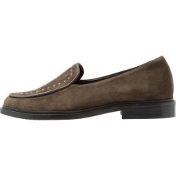 Creepersy damskie: Royal RepubliQ BORDER RIVET LOAFER Półbuty wsuwane green