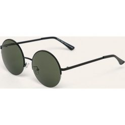 Answear - Okulary RayFlector. Zielone okulary przeciwsłoneczne damskie ANSWEAR, okrągłe. Za 59,90 zł.