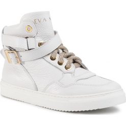 Sneakersy EVA MINGE - EM-08-07-000583 102. Białe półbuty damskie Eva Minge, ze skóry. Za 499,00 zł.