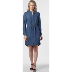 Marc O'Polo Denim - Damska sukienka jeansowa, niebieski. Niebieskie sukienki damskie Marc O'Polo DENIM, xs, bez wzorów, z lyocellu, polo, bez rękawów. Za 579,95 zł.
