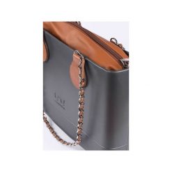 Torebki klasyczne damskie: TORBA LARGE LUX SILVER