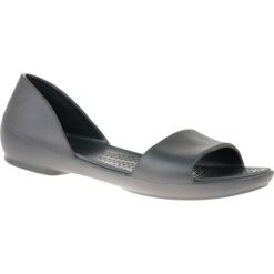 Crocs Lina Dorsay 204291-001 41/42 Czarne. Czarne klapki damskie Crocs, bez wzorów, z syntetyku, sportowe, bez obcasa, bez zapięcia. W wyprzedaży za 119,99 zł.