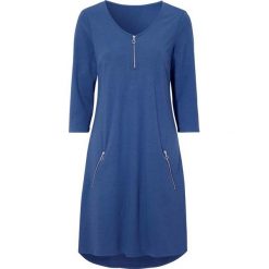 Cellbes Sukienka denim blue female niebieski 34/36. Niebieskie sukienki damskie Cellbes, bez wzorów, z denimu, bez kołnierzyka, bez rękawów. W wyprzedaży za 69,00 zł.