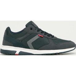 Levi's - Buty. Niebieskie sneakersy męskie Levi's®, z gumy, na sznurówki. Za 299,90 zł.