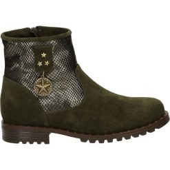 Botki - C30284 COM KH. Czarne botki damskie na zamek Venezia, ze skóry. Za 269,00 zł.