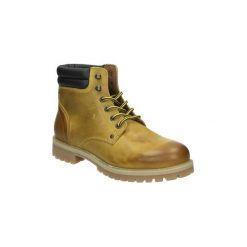 Kozaki i kalosze Jack Jones 12140826. Brązowe buty zimowe męskie Jack & Jones. Za 395,53 zł.