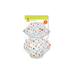 Czapeczki niemowlęce: LÄSSIG Splash & Fun Komplet kapelusz i majteczki do pływania, Cream white