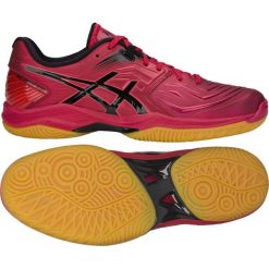 Buty do piłki ręcznej Asics Blast Ff M 1071A002-601. Czerwone buty sportowe męskie Asics, z materiału, bez zapięcia, do piłki ręcznej. W wyprzedaży za 559,00 zł.