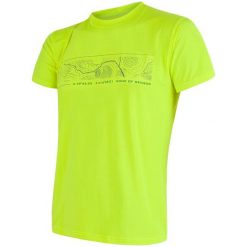 Sensor Koszulka Coolmax Fresh Pt Gps Yellow Xl. Żółte koszulki sportowe męskie marki Sensor, s, z nadrukiem. W wyprzedaży za 120,00 zł.