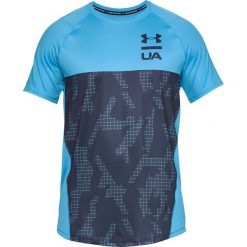 Under Armour MK-1 Koszulka Niebieski. Niebieskie podkoszulki męskie Under Armour, s, bez wzorów, z elastanu, z krótkim rękawem. Za 171,95 zł.