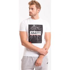 T-shirty męskie: T-shirt męski TSM224Z – biały