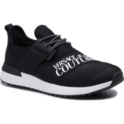 Sneakersy VERSACE JEANS COUTURE - E0YUBSG1 71214 M60. Czarne sneakersy męskie Versace Jeans Couture, na co dzień, bez wzorów, z jeansu, bez zapięcia. Za 549,00 zł.
