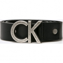 Calvin Klein Jeans - Pasek. Czarne paski męskie Calvin Klein Jeans, w paski, z jeansu. Za 219,90 zł.