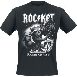T-shirty męskie: Guardians Of The Galaxy 2 – Rocket Or Bust T-Shirt czarny