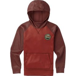 Bluza "Crown" w kolorze bordowym. Czerwone bluzy chłopięce marki Burton Kids, z aplikacjami. W wyprzedaży za 115,95 zł.