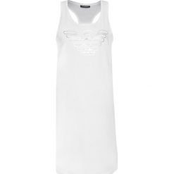 Koszula nocna Emporio Armani Underwear 164189 9P291 00010. Białe koszule nocne damskie Emporio Armani Underwear, s, bez wzorów, z bawełny, bez kołnierzyka, bez rękawów. W wyprzedaży za 169,00 zł.