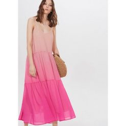 Sukienka maxi na ramiączkach - Wielobarwny. Sukienki damskie Mohito, bez wzorów, bez kołnierzyka, bez rękawów, maxi. Za 229,99 zł.