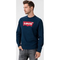 Levi's Bluza Niebieski. Niebieskie bluzy męskie Levi's®, s, z nadrukiem, z bawełny, bez kołnierzyka, bez rękawów, bez kaptura. Za 274,95 zł.