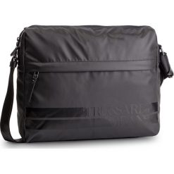 Torba na laptopa TRUSSARDI JEANS - Turati Rubber Nylon Messenger 71B00152 K299. Czarne torby męskie skórzane Trussardi Jeans, bez wzorów, z jeansu. W wyprzedaży za 299,00 zł.