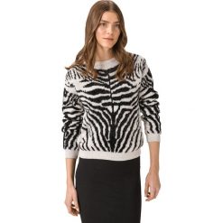 Diesel M-Crepes-A Sweter Czarny Biały. Czarne bluzy damskie Diesel, m, bez wzorów, z bawełny, bez rękawów, bez kaptura. Za 860,95 zł.