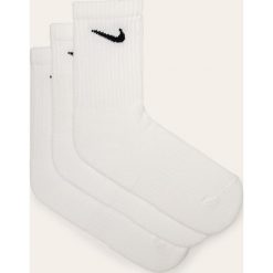 Nike - Skarpetki (3-pack). Białe skarpetki damskie Nike, z elastanu. Za 49,90 zł.