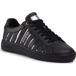 Sneakersy GUESS - Bolier FL5BOL ELE12 BLACK/SILVER. Czarne półbuty damskie Guess, ze skóry ekologicznej. W wyprzedaży za 469,00 zł.