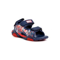 Spiderman CP81-SS2023SPRMV Granatowy. Niebieskie sandały dziewczęce SPIDERMAN, z tworzywa sztucznego, bez zapięcia. Za 79,99 zł.