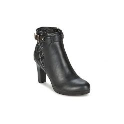 Botki Moony Mood HILDE. Czarne botki damskie marki Moony Mood, bez obcasa, bez zapięcia. Za 188,30 zł.