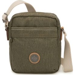Torebka "Hisa" w kolorze khaki - 17,5 x 20,5 x 6 cm. Brązowe torebki klasyczne damskie Kipling, w paski, z poliesteru, na ramię, bez dodatków. W wyprzedaży za 119,95 zł.