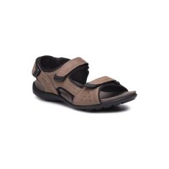 LASOCKI FOR MEN MI07-A714-A619-07. Pomarańczowe sandały męskie Lasocki For Men, ze skóry, bez zapięcia. Za 139,99 zł.