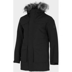 Parka męska. Pomarańczowe parki męskie xl, bez wzorów, bez kaptura. Za 599,99 zł.