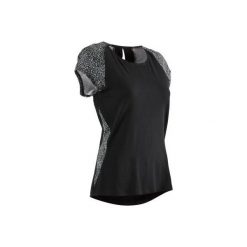 Koszulka Gym & Pilates 520 damska. Czarne bluzki damskie marki DOMYOS, xs, z elastanu. Za 64,99 zł.