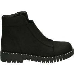 Botki - 5143201 BLACK. Czarne botki damskie skórzane Venezia. Za 389,00 zł.