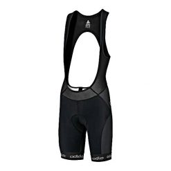Odlo Tights Short Suspenders Flash X 421831-15000. Czarne szorty damskie Odlo, xl, bez wzorów, z materiału. W wyprzedaży za 169,99 zł.
