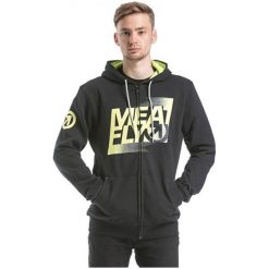 Meatfly Bluza Z Kapturem Luka - Black (Rozmiar M). Czarne bluzy męskie marki Meatfly, m, z nadrukiem, z kapturem, bez rękawów, z kapturem. W wyprzedaży za 170,00 zł.