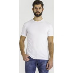 T-SHIRT trussardi jeans. T-shirty męskie Trussardi Jeans, xl, bez wzorów, z jeansu, bez kołnierzyka. W wyprzedaży za 118,30 zł.