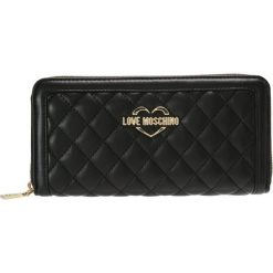 Portfele damskie: Love Moschino QUILTED WALLET BIG Portfel nero