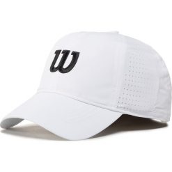 Czapka z daszkiem WILSON - Ultralight Tennis Cap WRA777101 White. Białe czapki męskie Wilson, bez wzorów, z poliesteru. Za 129,00 zł.