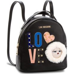 Plecak LOVE MOSCHINO - JC4273PP06KJ0000 Nero. Czarne plecaki damskie Love Moschino, ze skóry ekologicznej, eleganckie. Za 719,00 zł.