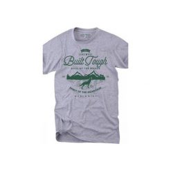 Built Tough. Szare t-shirty męskie Ninety eight clothing, m, bez wzorów, z bawełny, bez kołnierzyka. Za 69,99 zł.