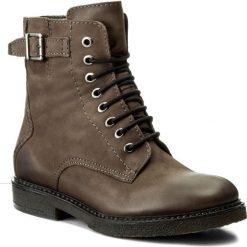 Botki TAMARIS - 1-25282-29 Graphite 206. Szare botki damskie na obcasie marki Tamaris, z materiału, na sznurówki. W wyprzedaży za 239,00 zł.