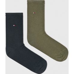 Tommy Hilfiger - Skarpetki (2-pack). Szare skarpetki damskie TOMMY HILFIGER, z bawełny. Za 44,90 zł.