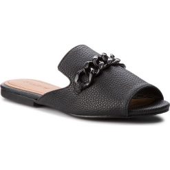 Klapki KAZAR - Cottica 32282-S1-00 Black. Czarne klapki damskie marki Kazar, bez wzorów, ze skóry ekologicznej, na wysokim obcasie. W wyprzedaży za 209,00 zł.