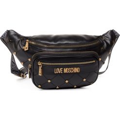 Saszetka nerka LOVE MOSCHINO - JC4100PP1ALP0000 Nero. Czarne nerki damskie Love Moschino, bez wzorów, ze skóry ekologicznej, bez dodatków. Za 799,00 zł.