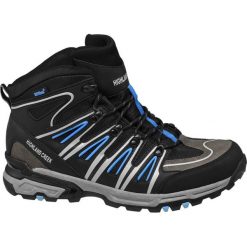 Trekkingowe buty męskie Highland Creek czarne. Czarne buty trekkingowe męskie marki Highland Creek, z materiału, na sznurówki. Za 159,90 zł.