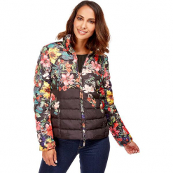 Kurtka zimowa w kolorze czarnym ze wzorem. Czarne kurtki damskie zimowe marki Snowie Collection, s. W wyprzedaży za 136,95 zł.