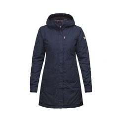 Fjällräven Kiruna Padded Parka W, Dark Navy | 555 | XS. Niebieskie kurtki damskie Fjällräven, xs, bez wzorów, długie. W wyprzedaży za 1807,73 zł.