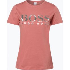 BOSS Casual - T-shirt damski – Teglamour, różowy. Różowe t-shirty damskie BOSS Casual, xl, bez wzorów, casualowe, bez kołnierzyka. Za 219,95 zł.