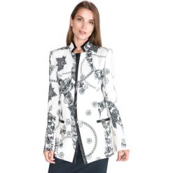 Just Cavalli Marynarka Biały. Białe kurtki damskie m, z elastanu. Za 3260,95 zł.