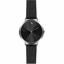 Emily Westwood Silver Dark Black Mesh EAH-3314B. Szare zegarki damskie Emily Westwood. W wyprzedaży za 167,00 zł.